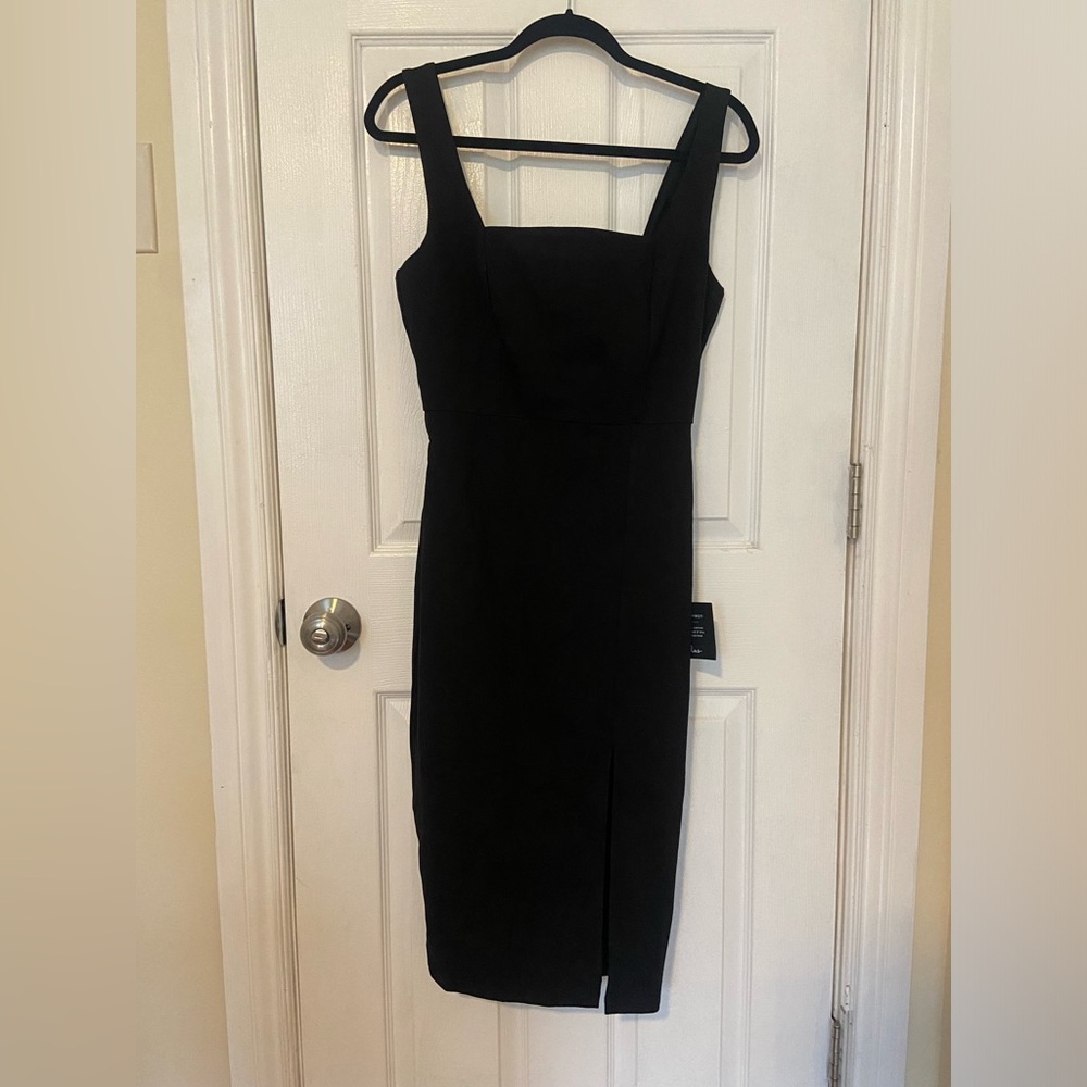 Lulus Baby, You're The One Black Sleeveless Bodycon Midi Dress
